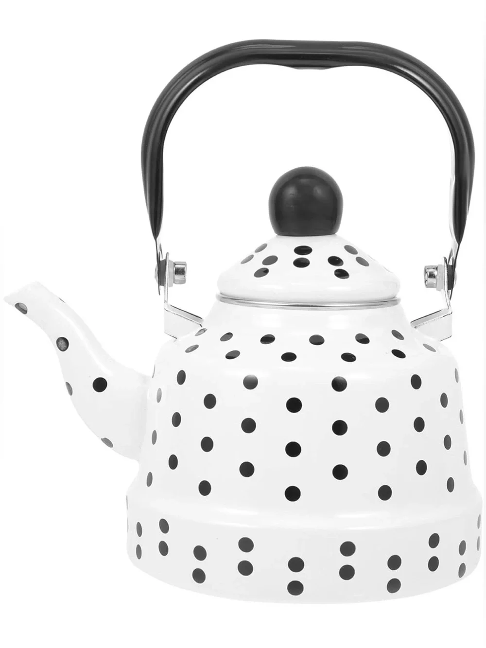 Yardwe 1.1L Enamel Tea Kettle Stovetop Water Boiling Kettle 050